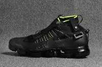 nike air vapormax flyknit moc 2 black stripe vert